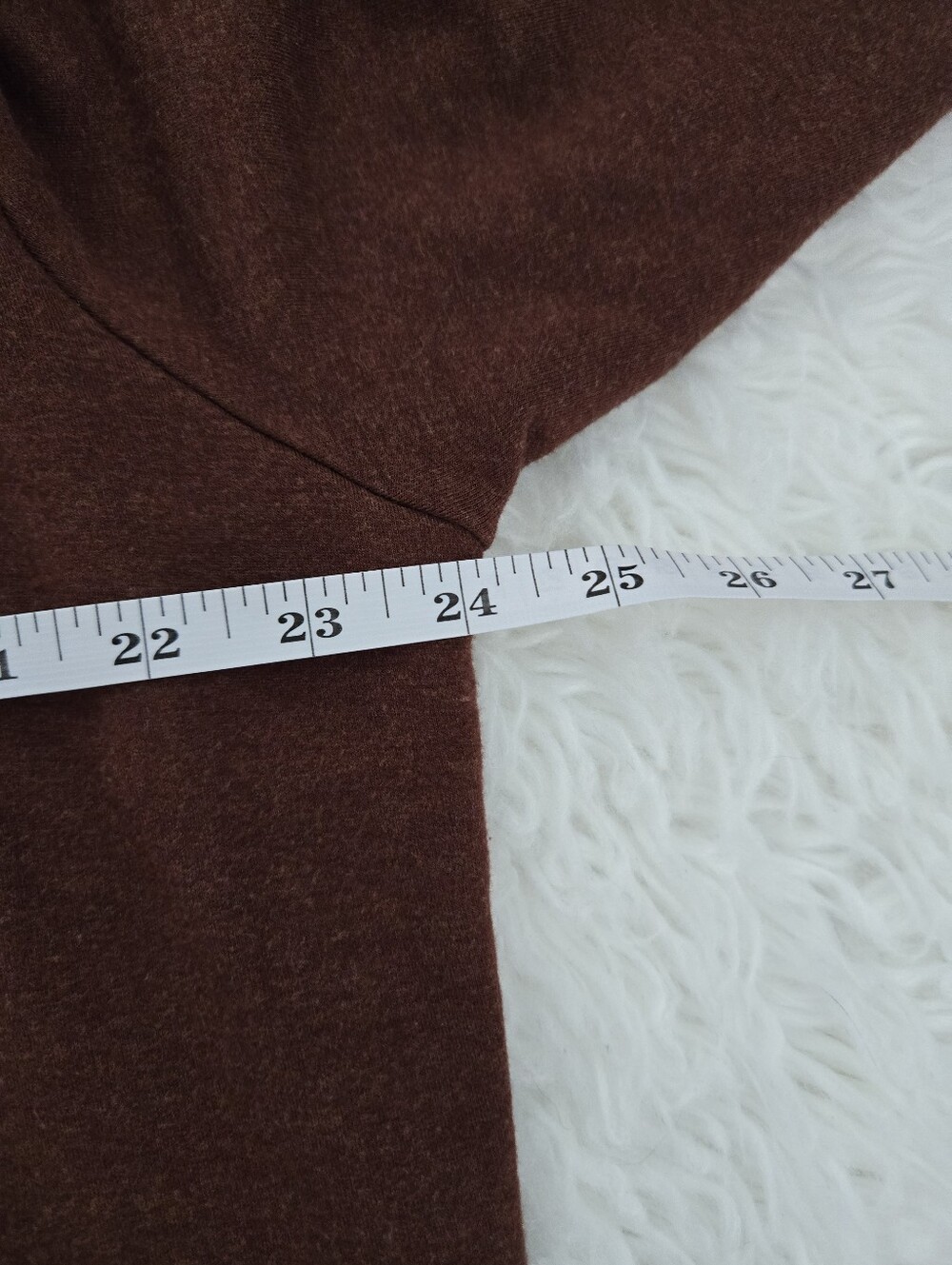 Athleta Open-Front Draped Cardigan in Rust Brown - Picture 7 of 10